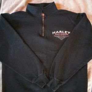HD 1/4 zip sweatshirt black